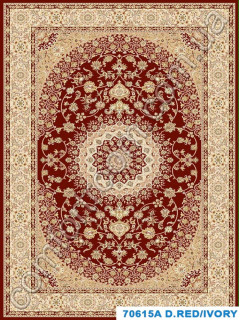 Ковер Turkistan 7615A RED-IVORY